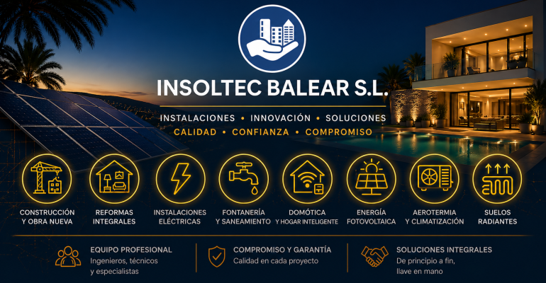 Instalaciones eléctricas en Mallorca – Insoltec Balear