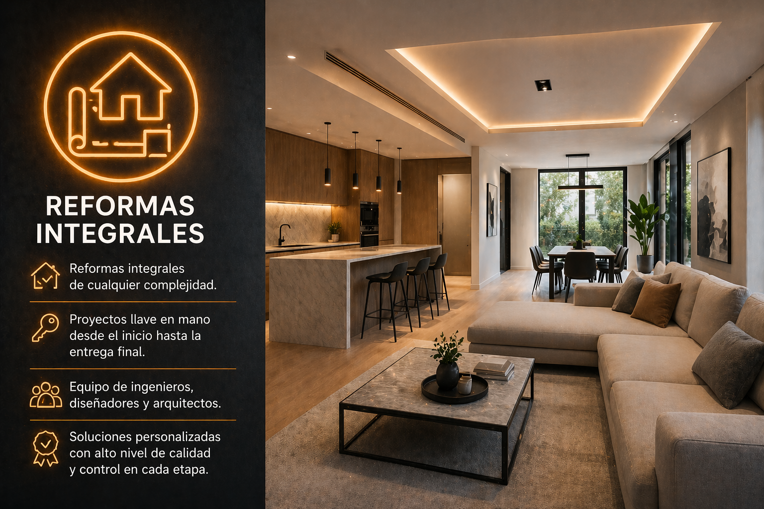 Construcción y obra nueva con instalaciones eléctricas en Mallorca